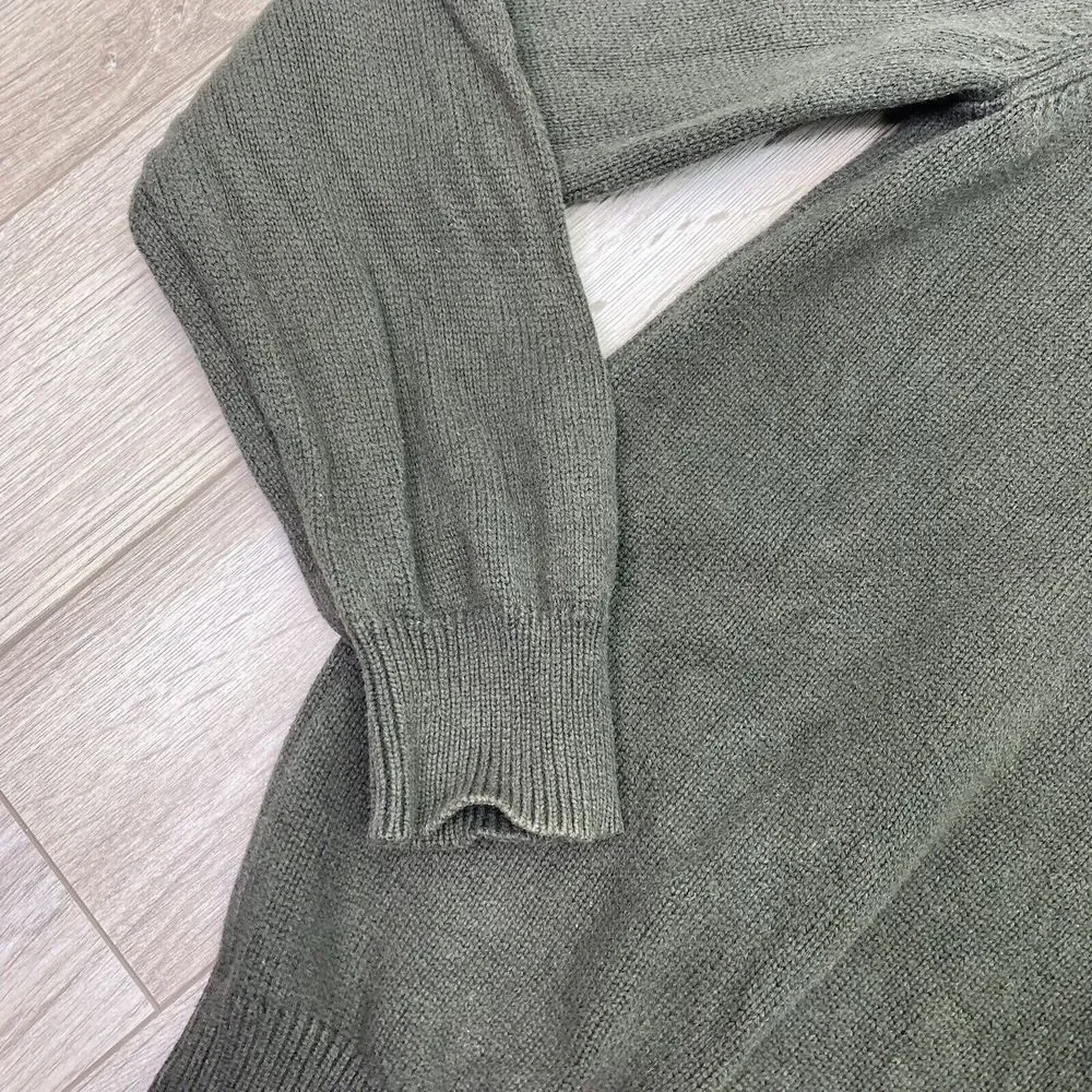 J. Crew Pullover Sweater Medium‎ Green Mens 1/4 Zip Pullover Long Sleeve